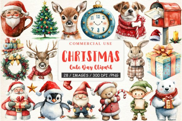 Download Cute Christmas Day Clipart - Cute Collection