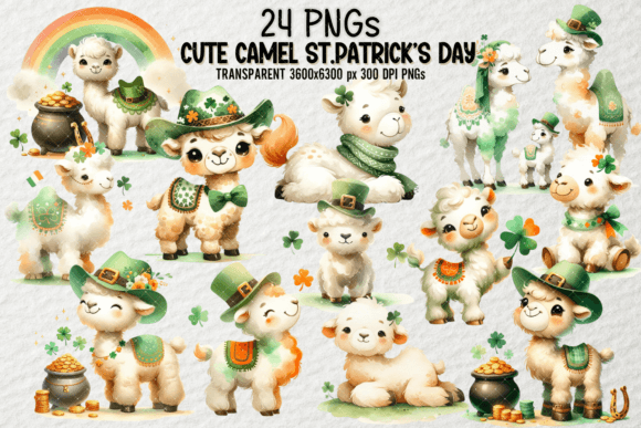 Download Cute Camel St.Patrick’s Day Clipart - Cute Collection